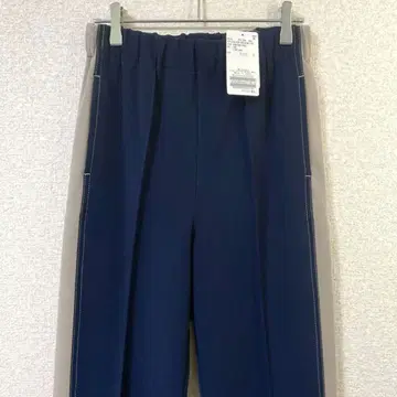 택 포함 매트 저지 트랙 팬츠 네이비 베이스 36