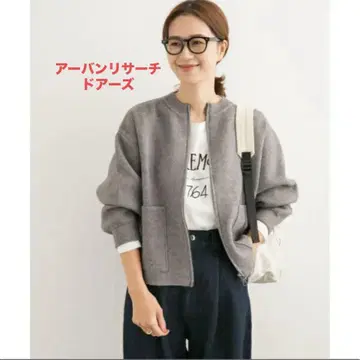 어반 리서치 도어스 니트 ZIP 블루종