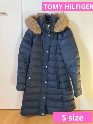 타미 힐피거 롱 다운 코트 자켓 S