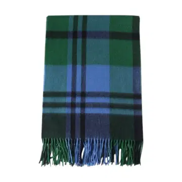 [컨디션 최상] 조슈아 에리스 대형 스톨 프라이머리 블랙 워치 캐시미어