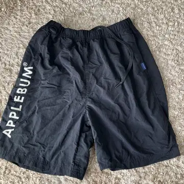 APPLEBUM 블랙 숏팬츠