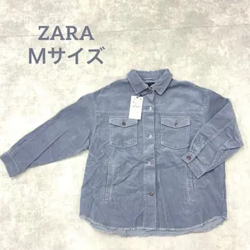 [ 택 포함 새상품/M 사이즈 ] ZARA 코듀로이 셔츠 자켓 퍼플