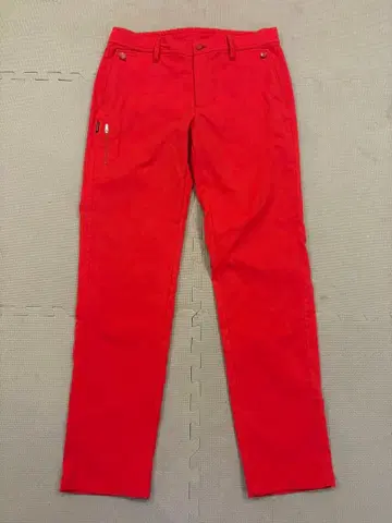 새상품급 JACK BUNNY 레드 팬츠 지퍼 포켓 부착 사이즈 6