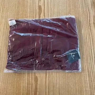 새상품 아쿠아 스큐텀 빨간색 캐시미어 머플러