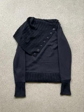 docking knit black y2k