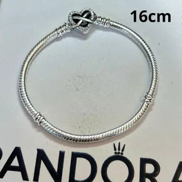 PANDORA 인피니티하트스네이크체인 팔찌