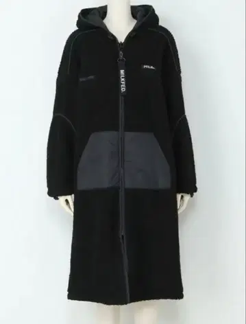 BOA LONG COAT MILKFED 밀크페도 아우터 블랙