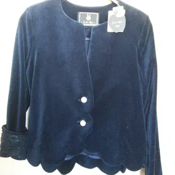 프란슈 리페 네이비 노카라 자켓