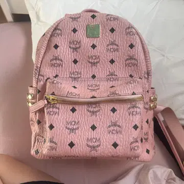 MCM 핑크 백팩