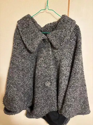 리엔다 모혼방 판초 케이프 코트