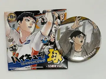 하이큐 컬렉션 캔뱃지 큐 아카아시