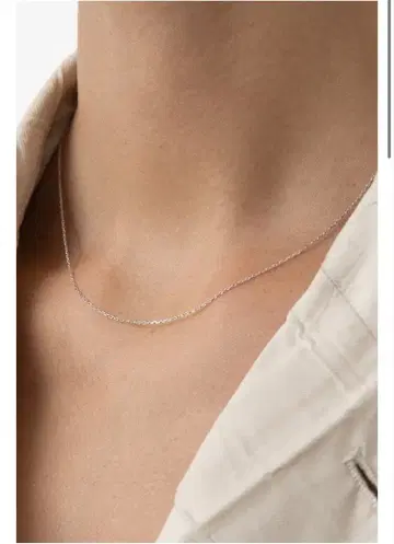 도터스 주얼리 스킨 체인 목걸이 실버 구형 제품