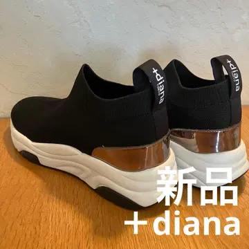 [새상품] +diana 다이애나 니트 스니커즈 삭스 스니커즈 블랙