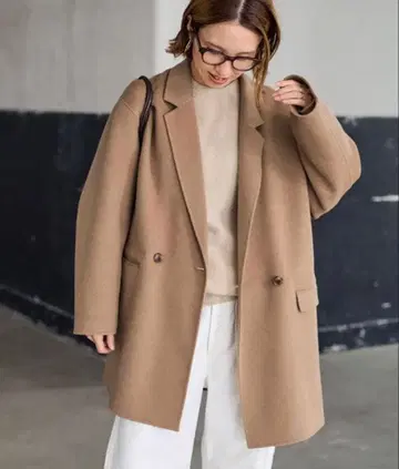 새상품 FRAMeWORK 해밀턴 리버 테일러드 코트 베이지 36