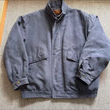 90s VINTAGE 스윙 탑 네이비 충전솜 짧은 기장