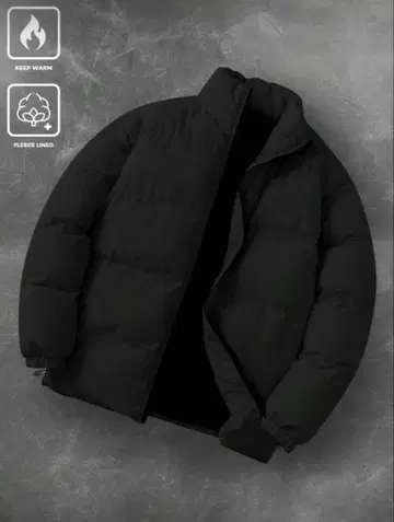 Manfinity Homme 남성용 패딩 자켓 플리스 따뜻한 겨울 코트