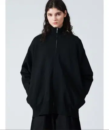 mizuiroInd 지퍼 와이드 니트