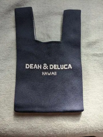 하와이 한정판 DEAN & DELUCA 니트 토트백 네이비