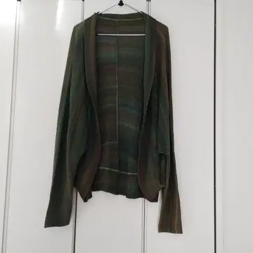 JURGEN LEHL 욘겐 레일 드레이프 가디건 플리츠