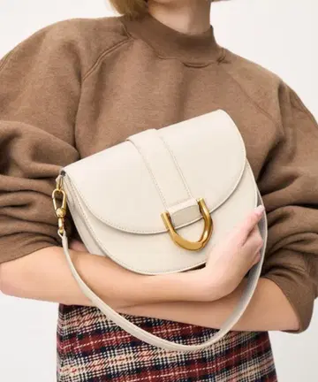 찰스앤키스 핸드백 숄더백 화이트