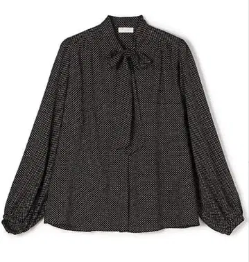 투모로우랜드 보르지 도트 블라우스