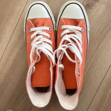 CONVERSE ALL STAR 오렌지 하이컷 스니커즈