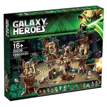 레고 블록 호환 스타 워즈 이워크(Ewok) 마을 1990 피스