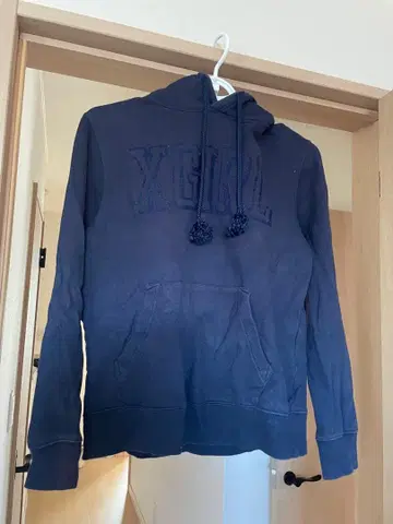 X-GIRL 네이비 후드티 S 사이즈