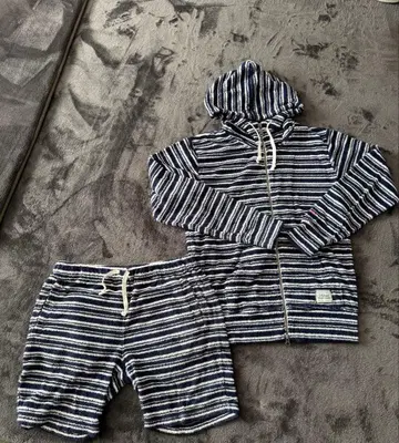 [ SCHEINE ] 샤이 나/셋업/블루 화이트/46 (L 사이즈)