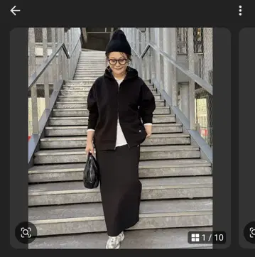 퓨어세신 블랙 집업 후디