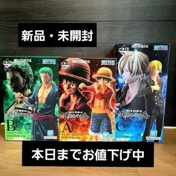 제일복권 원피스 시련의 그 너머로 피규어 3종 세트