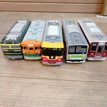 풀백식 기차 5종 세트 미니 기차