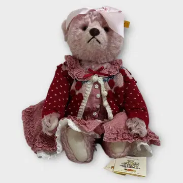 슈타이프 핑크하우스 테디베어 핑크