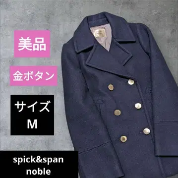 spick&span noble 노블 P 코트 네이비 골드 버튼