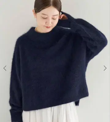 [ 새상품 ] FLUFFY 풀오버 네이비