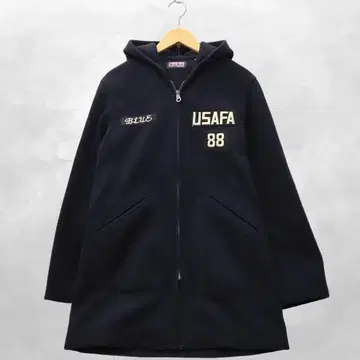 블루블루 BLUE BLUE 멜톤 지퍼 후디드 자켓 2