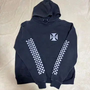 RUDE 후드티 원오크 Taka 착용 후드 부착 후드티 블랙 빈티지