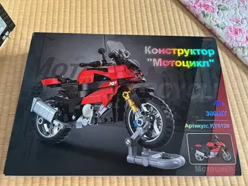 블록 완구 바이크