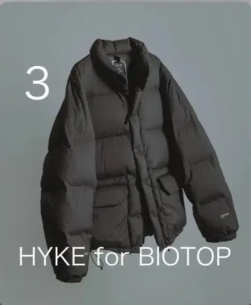 HYKE for BIOTOP 다운 자켓 하이크 비오토프