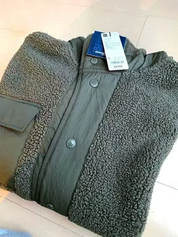 엔지니어드 가먼츠 보아 플리스 스냅 후드티 GU 올리브 L 사이즈