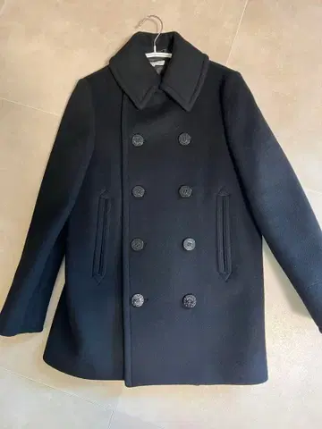 HYKE 블랙 피코트 사이즈 1