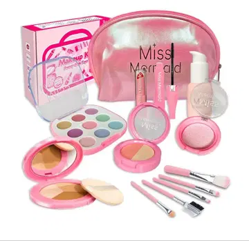 새상품 키즈 메이크업 세트 완구 화장품 세트 파우치 포함