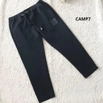 캠핑세븐 블랙 캐주얼 팬츠 M 스트레치 벨트
