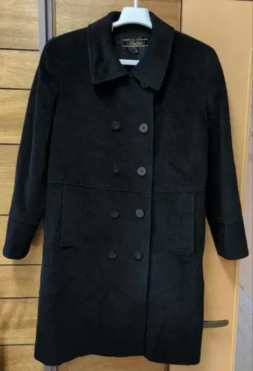 Leilian 블랙 더블 브레스트 코트 사이즈 9