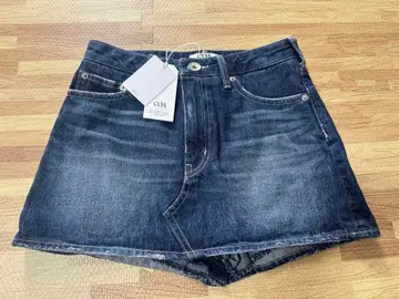 빈티지 데님 스커트 라이크 숏팬츠