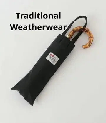 트래디셔널 웨더웨어 우천 겸용 접이식 우산 블랙