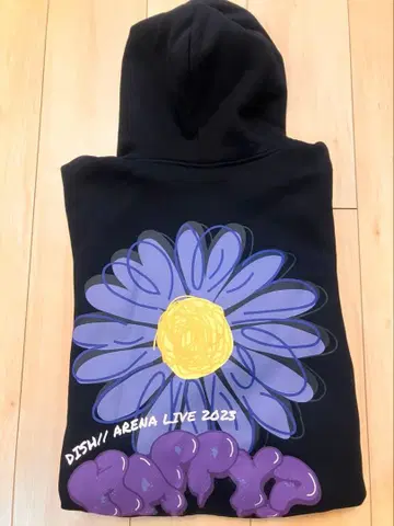 DISH// HAPPY? 후드티 블랙