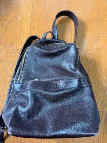 아니아리 가죽 백팩 브라운