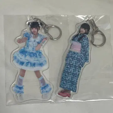 무지개 깃털 미니 무도관 아크릴 키링 세트