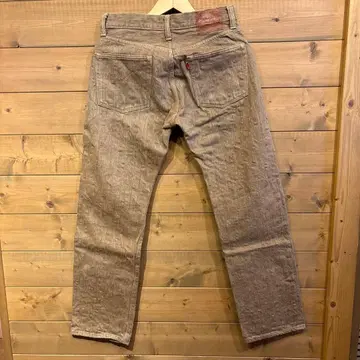 이터널 스트레이트 데님 한정 카키 염색 사이즈 32